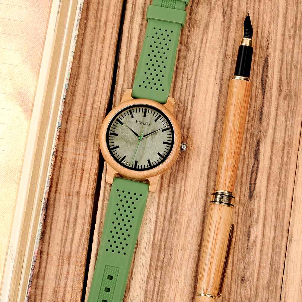 Casual - Green Rubber Band