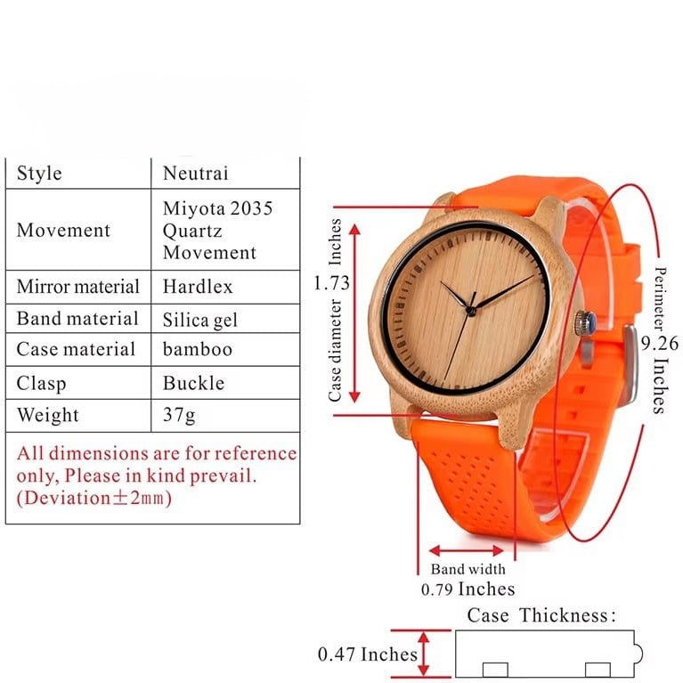 Casual - Orange Rubber Band